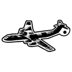 Key Tags - Soft Vinyl - Stock Shape Collection - Airplane