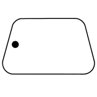 Key Tags - Soft Vinyl - Spot Color Screen Print -... from ASI 80210 Quikey...