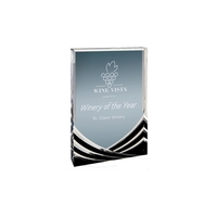 5" x 7" Black Rectangle Soaring Acrylic Award