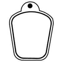 Key Tags - Soft Vinyl - Spot Color Screen Print -... from ASI 80210 Quikey...