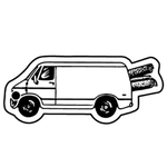 Key Tags - Soft Vinyl- Stock Shape Collection- Van w/ Carpet