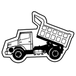 Key Tags - Soft Vinyl - Stock Shape Collection - Dump Truck
