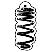 Key Tags - Soft Vinyl - Spot Color Screen Print -... from ASI 80210 Quikey...