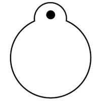 Key Tags - Soft Vinyl - Spot Color Screen Print -... from ASI 80210 Quikey...