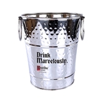 Berkshire Hammered Wine Bucket in Stainless Steel