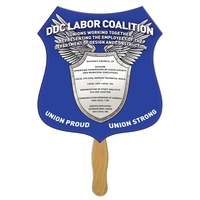 Crest Hand Fan Full Color (1 Side)