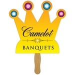 Crown Hand Fan Full Color (1 Side)