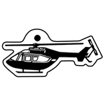 Key Tags - Soft Vinyl - Stock Shape Collection - Helicopter