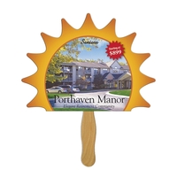 Sun Hand Fan Full Color (1 Side)