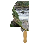 Mississippi State Shape Hand Fan Full Color (1 Side)