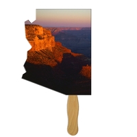 Arizona State Shape Hand Fan Full Color (1 Side)... from ASI 67620 Lion...