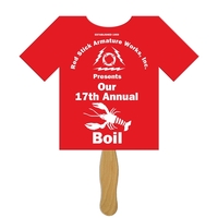 T-Shirt Hand Fan Full Color (1 Side)