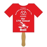 T-Shirt Hand Fan Full Color (1 Side)