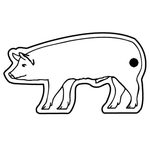 Key Tags - Soft Vinyl - Stock Shape Collection - Pig