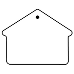 Key Tags - Soft Vinyl - Stock Shape Collection - House