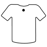 Key Tags - Soft Vinyl - Stock Shape Collection - T-Shirt