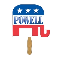 Elephant Hand Fan Full Color (1 Side)