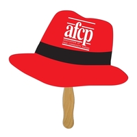 Fedora Hand Fan Full Color (1 Side)