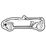 Key Tags - Soft Vinyl - Stock Shape Collection - Classic Car