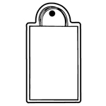Key Tags - Soft Vinyl - Stock Shape Collection - Bag