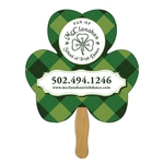 Shamrock Hand Fan Full Color (1 Side)