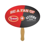 Oval Hand Fan Full Color (1 Side)