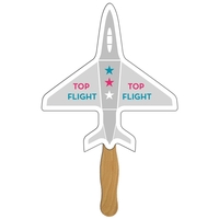 Airplane Hand Fan Full Color (1 Side)... from ASI 67620 Lion Circle Corp