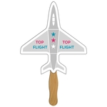 Airplane Hand Fan Full Color (1 Side)