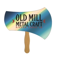 Axe / Hatchet Hand Fan Full Color (1 Side)... from ASI 67620 Lion Circle Corp
