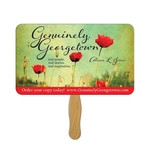 Rectangle Hand Fan Full Color (1 Side) 9 x 5