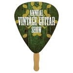 Guitar Pick Hand Fan Full Color (1 Side)
