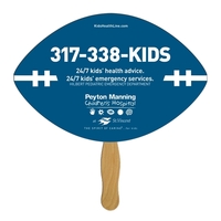 Football Hand Fan Full Color (1 Side)... from ASI 67620 Lion Circle Corp