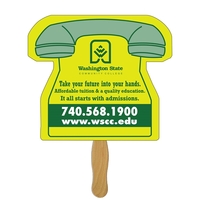 Phone Hand Fan Full Color (1 Side)... from ASI 67620 Lion Circle Corp
