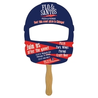 Helmet Front Hand Fan Full Color (1 Side)