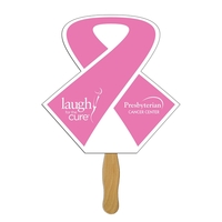 Open Ribbon Hand Fan Full Color (1 Side)... from ASI 67620 Lion Circle Corp