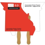 Missouri State Shape Hand Fan Full Color (2 Sides)