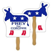 Donkey Hand Fan Full Color (2 Sides)