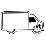 Key Tags - Soft Vinyl - Stock Shape Collection - City Truck