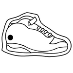 Key Tags - Soft Vinyl - Stock Shape Collection - Shoe