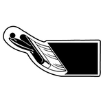 Key Tags - Soft Vinyl - Stock Shape Collection - Paint Brush