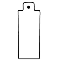 Key Tags - Soft Vinyl - Spot Color Screen Print -... from ASI 80210 Quikey...