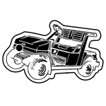 Key Tags - Soft Vinyl - Stock Shape Collection - Golf Cart