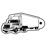 Key Tags - Soft Vinyl - Stock Shape Collection - Semi Truck