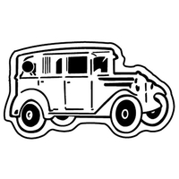 Key Tags - Soft Vinyl - Stock Shape Collection - Classic Car