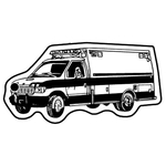 Key Tags - Soft Vinyl - Stock Shape Collection - Ambulance