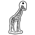 Key Tags - Soft Vinyl - Stock Shape Collection - Giraffe