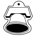 Key Tags - Soft Vinyl - Stock Shape Collection - Bell
