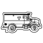 Key Tags - Soft Vinyl-Stock Shape Collection - Armored Truck