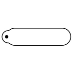 Key Tags - Soft Vinyl-Stock Shape Collection - Oval