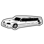 Key Tags - Soft Vinyl - Stock Shape Collection - Limo